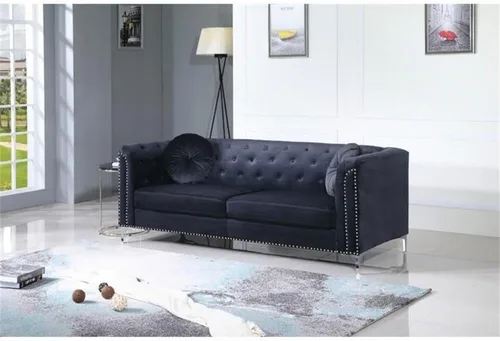 Miniatura 2 de Glory Furniture Sofá de dos plazas Pompano Velvet en negro