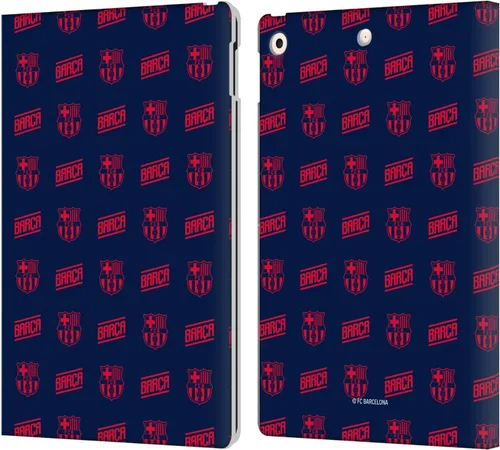 Miniatura 20 de Head Case Designs Funda de piel tipo libro con licencia oficial del FC Barcelona Barca compatible con Apple iPad 9.7 2017 / iPad 9.7 2018 Tipo Barca