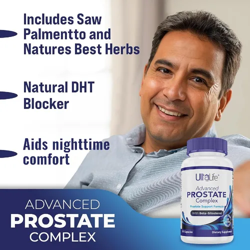 Miniatura 6 de Advanced Saw Palmetto Suplemento para próstata para hombres con beta-sitosterol promueve la comodidad urinaria, la calidad del sueño y la salud