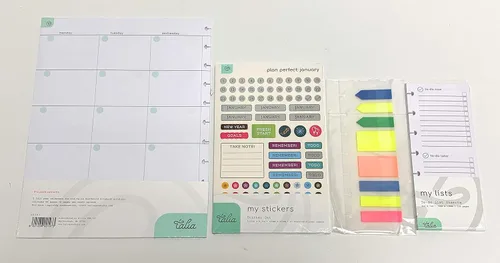 Miniatura 5 de Talia - Repuestos para cuaderno de espiral (páginas punteadas, Junior (5.5 x 8.5 pulgadas))