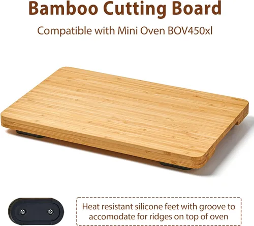 Miniatura 2 de Tabla de cortar compatible con el mini horno tostador inteligente Breville BOV450XL, accesorios para horno de sobremesa, con pies de silicona