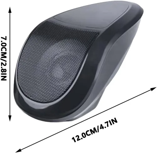 Miniatura 3 de MACHSWON Altavoz impermeable Reproductor de audio de música para motocicleta ATV Altavoz negro impermeable Reproductor de música Sistema de sonido