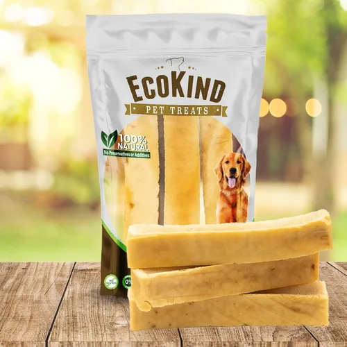 Miniatura 9 de EcoKind Masticables Premium de Queso de Yak Dorado del Himalaya para Perros, Golosinas para Perros de Raza Grande, Totalmente Natural, Masticable