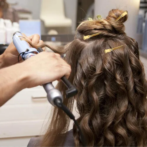 Miniatura 4 de Pinzas de corte de acero inoxidable para cabello y pico de pato - Pasadores para peluquería y uso en salones de belleza