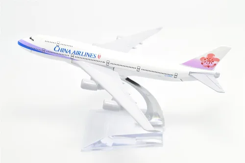 Miniatura 9 de TANG DYNASTY (TM) 1:400 6.3 in B747-400 Taiwán China Airlines Metal Avión Modelo Avión Modelo Avión Juguete