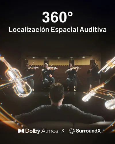 Miniatura 5 de ULTIMEA Sistema de sonido envolvente 7.1 para TV con Dolby Atmos, barra de sonido de 460 W para TV con subwoofer de 6.5 pulgadas, control por