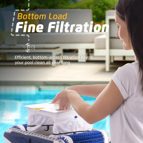 Miniatura 5 de Limpiador robotizado para piscinas Dolphin Nautilus Pool-Up hasta 26 pies - Escala paredes con cepillo de limpieza