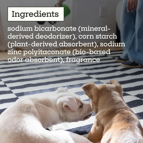 Miniatura 8 de Pet Life Unlimited Polvo desodorante y refrescante para alfombras, seguro para mascotas, aroma a hoja de enebro a base de plantas, fabricado