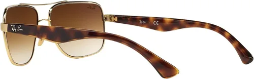 Miniatura 5 de Ray-Ban RB3483 - Gafas de sol cuadradas de metal para hombre
