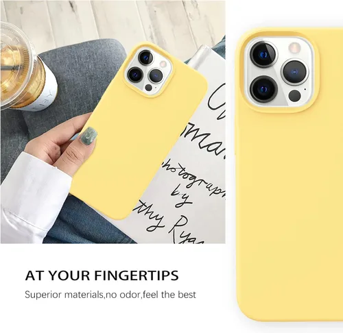 Miniatura 259 de GUAGUA Funda compatible con iPhone 17 Pro Max de 6.9 pulgadas, silicona líquida, goma de gel suave, delgada, forro de microfibra delgada
