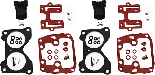 GXARTS Kit de reconstrucción de carburador compatible con Johnson Evinrude V4 85 88 90 100 115 125 140 HP para V6 150 155 175 185 200 235 HP