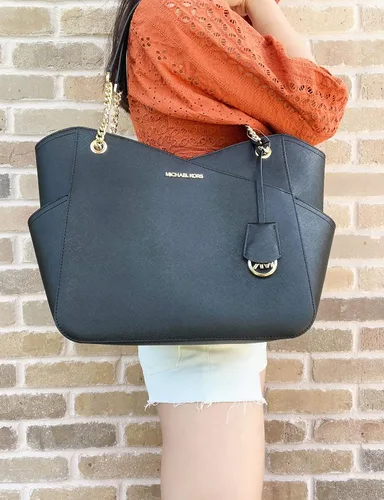 Miniatura 2 de Michael Kors - Bolso tote Jet Set Travel grande con cadena para el hombro