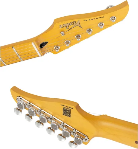 Miniatura 8 de Vola Guitarra Eléctrica Vasti MC LH Butter Scotch Blonde Gloss Hecho a mano en Japón MIJ Gotoh Bridge Gotoh Bloqueo Tuner 6 Cuerdas Moderno C Cuello