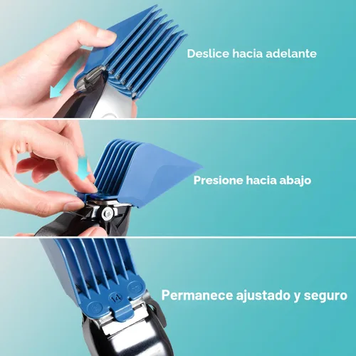 Miniatura 4 de Juego de protectores para cortapelos 16 14 12 10 compatibles con la mayoría de los cortapelos Wahl, guías de cortapelos de repuesto - 1.25" a 2