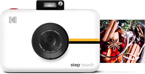 Kodak Step Touch | Cámara digital de 13 MP e impresora instantánea con pantalla táctil LCD de 3.5, video HD de 1080p - Suite de edición, Bluetooth y