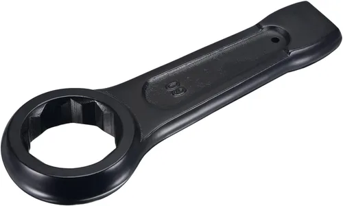 Miniatura 10 de uxcell Llave tipo anillo de extremo de caja de 0.866 in, herramienta de mano de llave de cabeza única de acero de alta resistencia