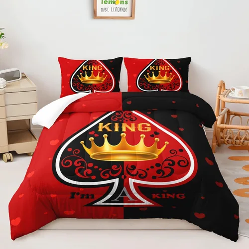 Miniatura 17 de AILONEN Lindo juego de edredón de oso tamaño individual, juego de ropa de cama Kawaii de oso de peluche marrón para niños y niñas, edredón suave