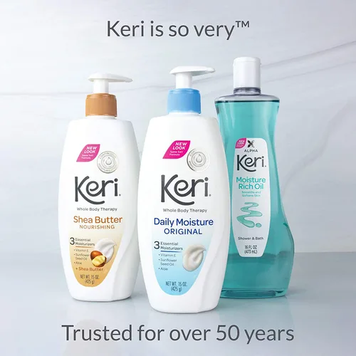 Miniatura 5 de Keri Aceite hidratante para ducha y baño, 16 onzas líquidas