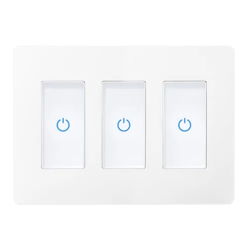 Miniatura 10 de Milfra Interruptor táctil inteligente de 2 vías, 2 posiciones, blanco, compatible con Alexa y Assistant, no requiere concentrador