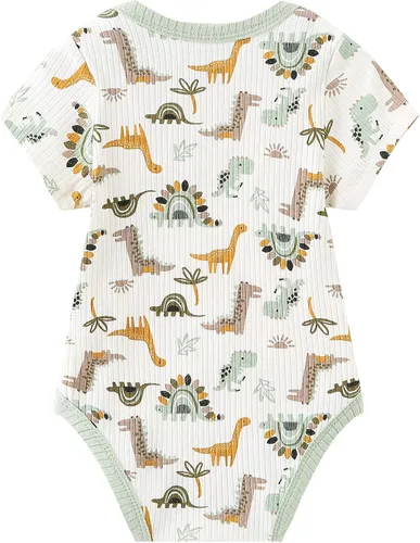 Miniatura 29 de Kiddiezoom Mameluco unisex de algodón de una pieza para bebé recién nacido, 5
