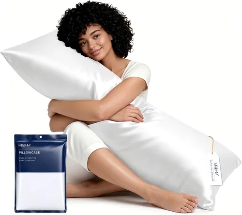 Miniatura 39 de MR&HM - Funda de almohada de satén 16- verde floral