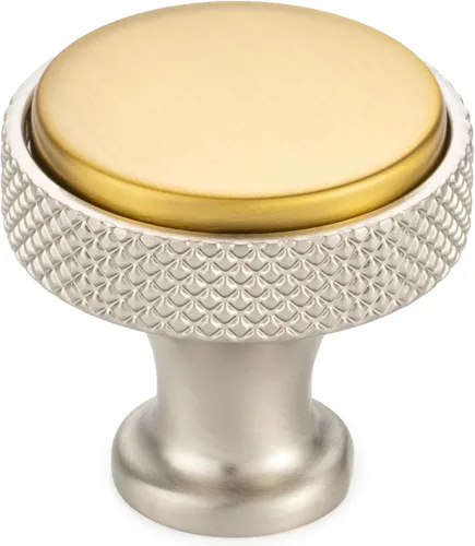 Miniatura 12 de Koofizo - Paquete de 10 tiradores de gabinete estriados para armario, manija negra para muebles (1.1 pulgadas/28 mm), herrajes sólidos K22