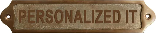 Miniatura 17 de Placa de puerta de latón Sam Star Acabado antiguo Fácil instalación DIY Mejor placa decorativa para el hogar, hombres, mujeres, oficina