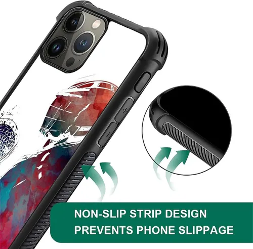 Miniatura 47 de Compatible con funda para iPhone 6 Plus/6s Plus,Bite Your Teeth Diseño de patrón asombroso, funda trasera dura de PC anti-arañazos y a prueba