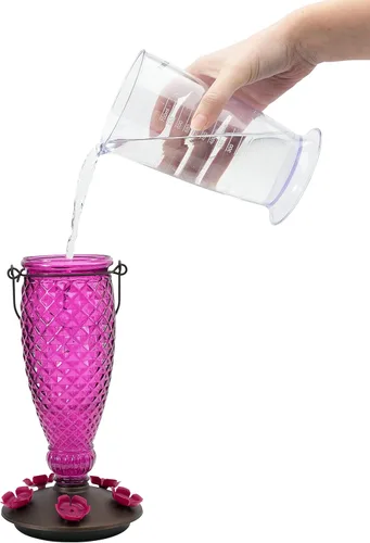 Miniatura 8 de Perky-Pet Concentrado líquido de néctar de colibrí transparente en lata de aluminio reciclable, 4 latas, 12 onzas cada una, hace 96 onzas en total