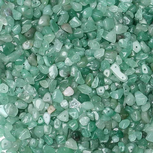 Miniatura 20 de ZHIYUXI 400 cuentas para hacer joyas, cuentas multicolor de 0.197-0.315 in, piedras preciosas de piedra natural, cuentas sueltas irregulares a