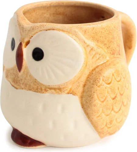 Miniatura 14 de Mino ware - Taza de cerámica japonesa con forma de búho, hecha en Japón (importación de Japón) CPM102 (rosa clavel)