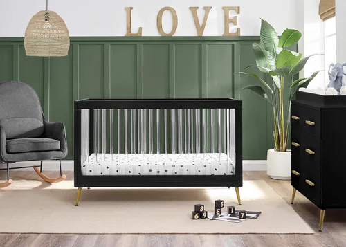 Miniatura 2 de Delta Children Sloane Crib - Juego de muebles de bebé de 7 piezas, incluye: cuna convertible, cómoda, cambiador, colchón de cuna, sábanas bajeras