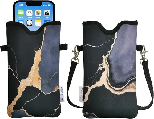 Miniatura 45 de Tainada Funda Estuche Bolsa de Neopreno para Teléfono para Hombres y Mujeres con Correa Cruzada/Cordón para el Cuello para iPhone 17/16/15 Pro Max