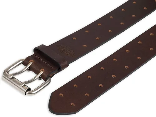 Miniatura 4 de Dickies - Cinturón de cuero para hombre con hebilla de doble punta