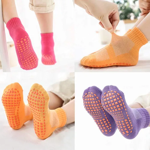 Miniatura 3 de ESA Supplies Calcetines antideslizantes para niños, 4 pares