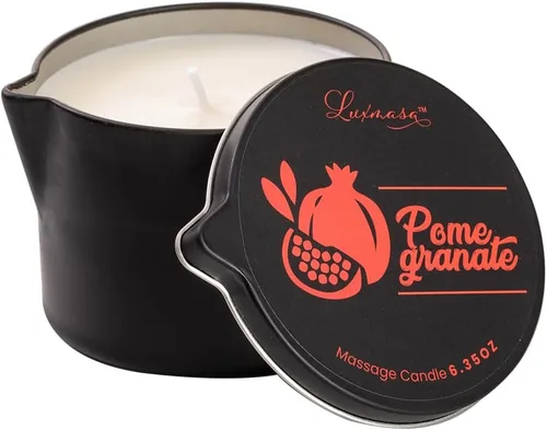 Miniatura 8 de Vela de aceite masajeador, masaje corporal hidratante, loción orgánica para el cuidado de las manos con infusión de manteca de karité, 6.35 onzas