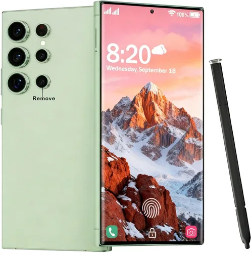 Teléfono inteligente C24U, teléfono desbloqueado de 8 GB+256 GB Android 14, procesador rápido Snapdragon 8 Elite, batería de 6800 mAh, S Pen