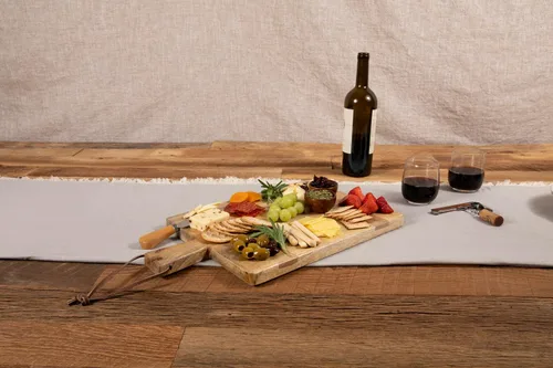 Miniatura 13 de TOSCANA - una marca Picnic Time - Tabla rectangular de charcutería Ravi, plato de madera para servir, tabla de queso, (madera de mango)
