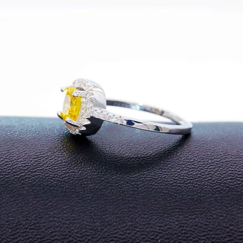 Miniatura 7 de Uloveido Anillos de compromiso cuadrados de cristal CZ de las mujeres mejores anillos de promesa anillos de boda para las mujeres KR002