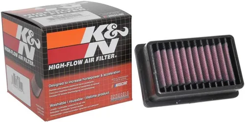 Miniatura 2 de K&N Filtro de aire del motor: Alto rendimiento, Filtro de aire Powersport: Se adapta a MOTO 1991-2019