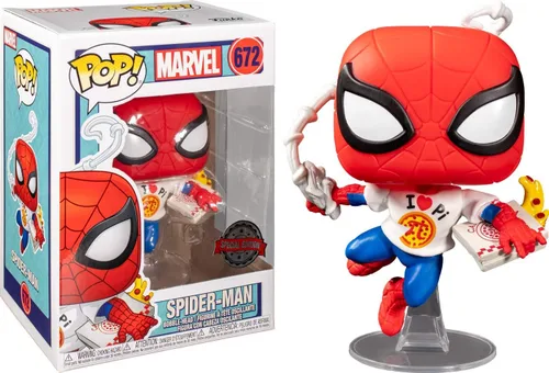 Miniatura 2 de Funko Pop! Marvel #672 - Spider-Man [con pizza] Exclusivo