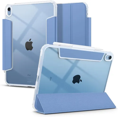 Miniatura 16 de Spigen Funda para iPad 10.2, iPad de 9ª/8ª/7ª generación (2021/2020/2019), Ultra Hybrid Pro con parte trasera transparente y soporte para lápices