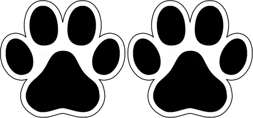 Miniatura 7 de Rogue River Tactical Calcomanía para parachoques con estampado de pata de perro y gato para automóvil, regalo para laptop, pared, ventana, 5 pulgadas