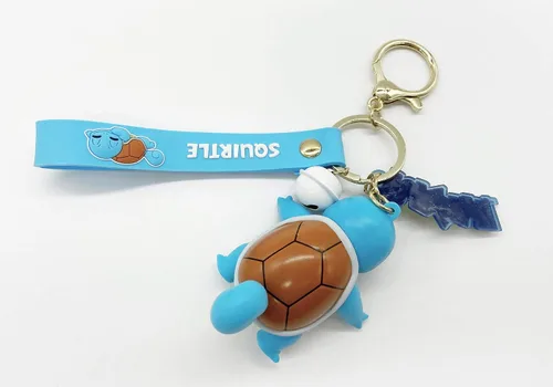 Miniatura 3 de YJacuing Llavero de figura linda de anime Squirtle quirtle