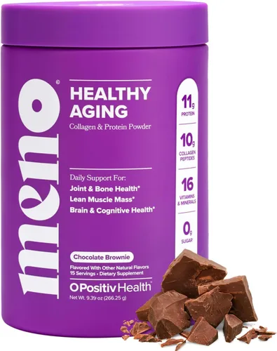 MENO - Colágeno y proteína en polvo para envejecimiento saludable – Apoya la salud de las articulaciones y los huesos, la masa muscular magra, la