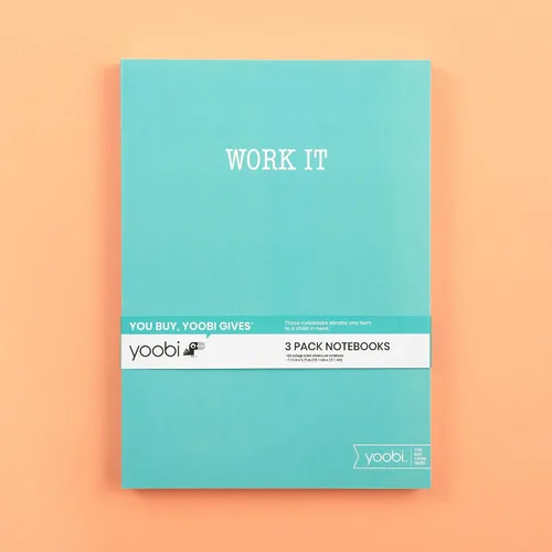 Miniatura 2 de Yoobi El Cuaderno con funda estampada Blush Multicolor Pack de 3 (YOOB4192674)
