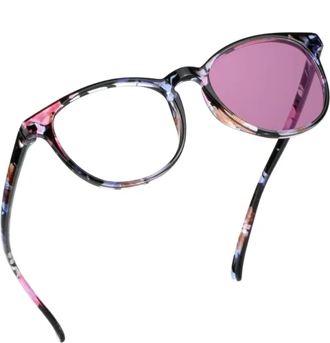 Miniatura 10 de YEIN Lentes de bloqueo de luz azul, lentes de sol grises fotocromáticos, antifatiga ocular, lentes de lectura, lentes para mujeres/hombres, 01-1401