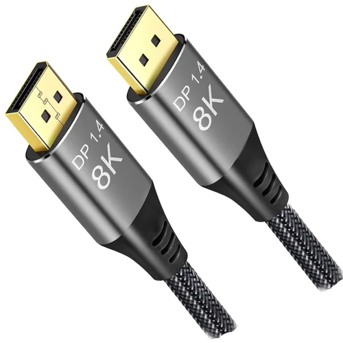Miniatura 10 de Cable DisplayPort 8K 1.4 15 pies / 1.5 pies / 5 pies / 10 pies / 20 pies / 25 pies / 30 pies, Ultra HD 4K 144Hz, 8K 60Hz HBR3 (7680 x 4320) de alta