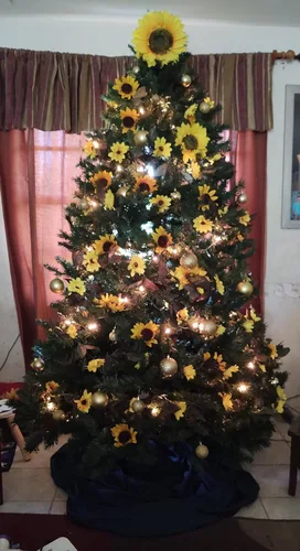 Miniatura 5 de DEEMEI Paquete de 4 guirnaldas artificiales de girasoles de seda colgantes con flores y hojas verdes para mesa de boda, jardín, manualidades