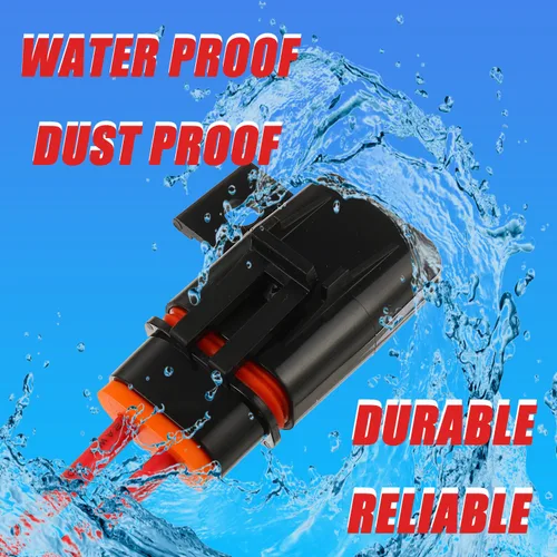 Miniatura 2 de Portafusibles en línea impermeable calibre 12 AWG, arnés de cableado ATC/ATO 30 AMP, portafusibles de hoja para vehículo, marina, sistema